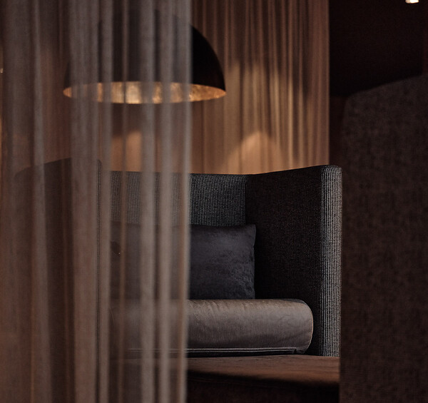 Chair Details in a relaxation room with calm atmosphere