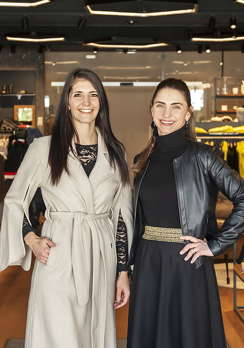 Karin Hettegger at the EDELWEISS Fashion Boutique with brands such as Moncler, Goldbergh, Tom Ford & Co